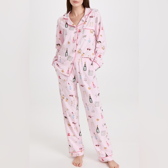 BedHead Other - Bedhead “Let’s Do Brunch” Organic Cotton Pajama Set – Size Large